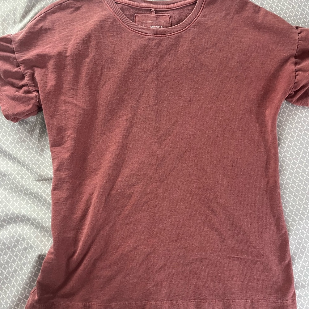 Sonoma Dusty Rose Knit Top